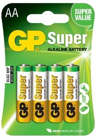 Bild på Batteri Super AA LR6 1,5V 4 st 