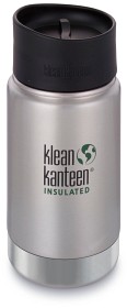 Bild på Klean Kanteen 355 ml Wide Vacuum Insulated with Café Cap 2.0 Brushed Stainless
