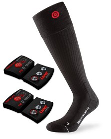 Bild på Lenz Paket Heat Sock 4.0 Toe Cap Black + Batteripack RCB 1800