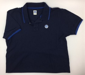 Bild på North Sails Polo S/S With Patch - Marine Blue