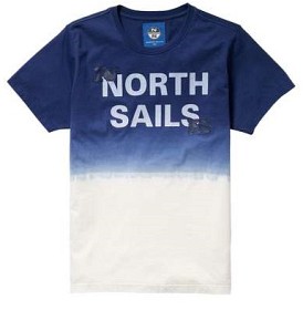 Bild på North Sails T-shirt Faded Blå/vit