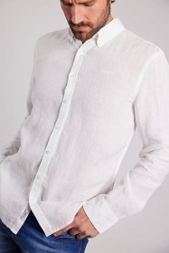 Bild på Sebago Linen Shirt White