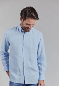 Bild på Sebago Linen Shirt Light Blue