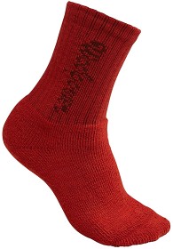 Bild på Woolpower Kids Socks Classic Logo 400 Autumn Red