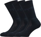 Avignon Terry Merinowool Hiking Sock 3-Pack Black