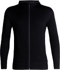 Icebreaker M's Elemental LS Zip Hood Black