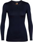 Icebreaker W's Oasis LS Crewe 200 Midnight Navy (2022)