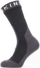 Sealskinz Extreme Cold Weather Mid Sock Black/Grey/White