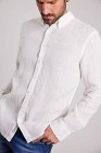 Sebago Anthony Linen Shirt B.D White