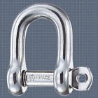 Wichard 4mm Straight Shackle D Captive Pin